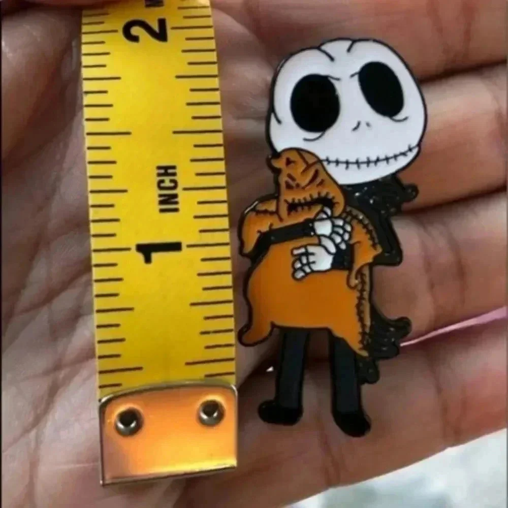 NMBC NBC Jack Skellington Oogie Boogie Brooch Lapel Pin NWT
